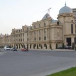 تصویری از ساختمان هتل کاسپی پارک باکو