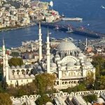 مسجد سلیمانیه استانبول از نمای بالا