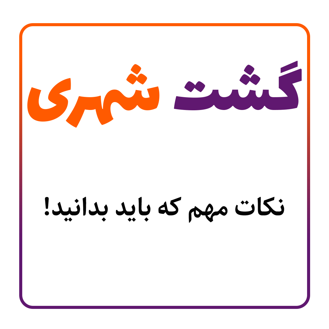 گشت شهری شامل چیه؟