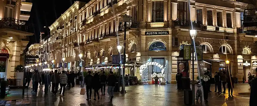 خیابان نظامی باکو ( یکیاز معروف ترین دیدنی های باکو )